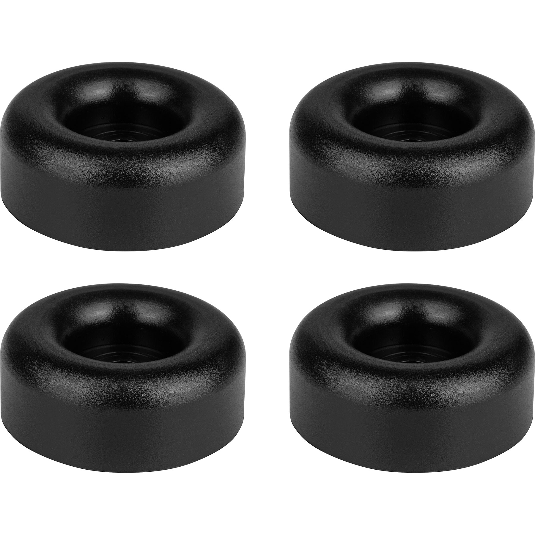 260-7502_HR_0 4-Pack Rubber Cabinet Feet 2.5" Dia. x 1" H