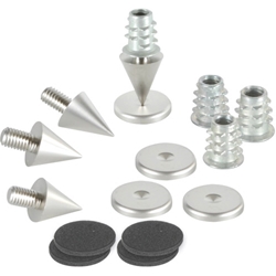Dayton Audio DSS2-SN Satin Nickel Speaker Spike Set 4 Pcs.