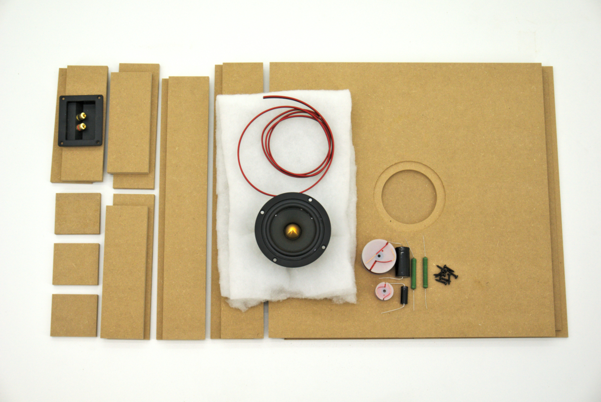 WflwrQ_inhalt Wallflower Q Lautsprecherbausatz + Gehäuse Bundle