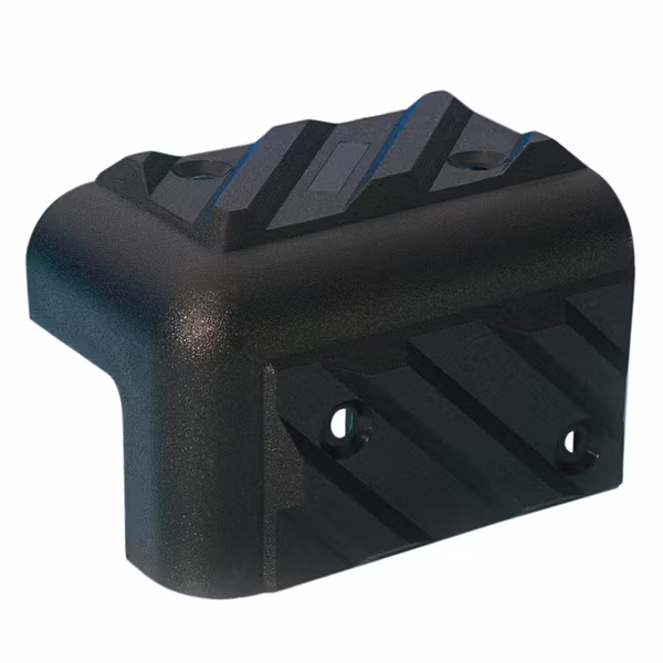 4013_1 Boxenecke Kunststoff stapelbar schwarz