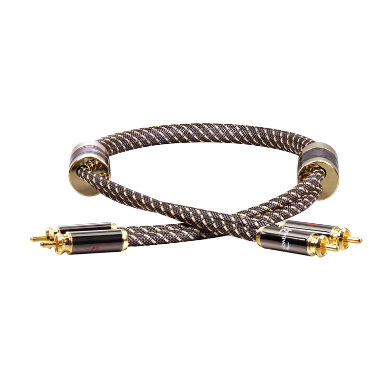Dynavox Black Line RCA cable stereo 0.6 m