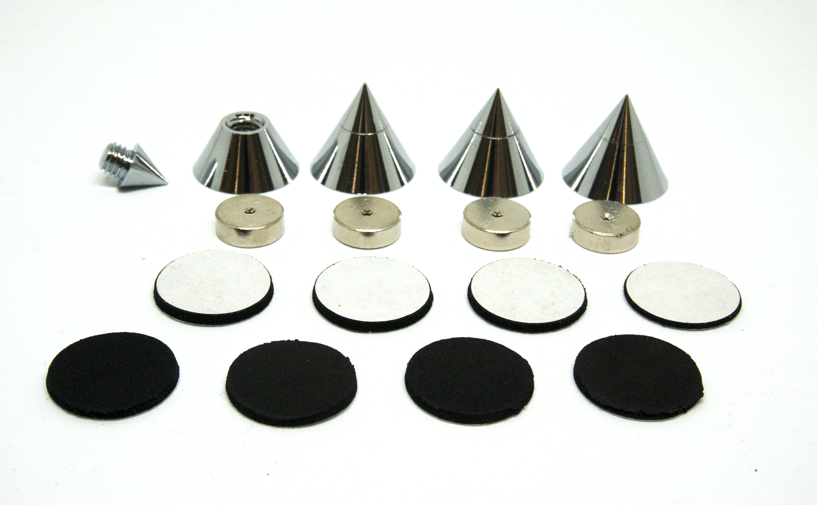 Dynavox Sub-Watt-Absorber 4er Set Chrom