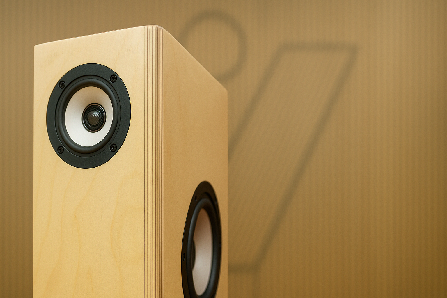 DreiZwo Speaker with variant Background in landscape mode