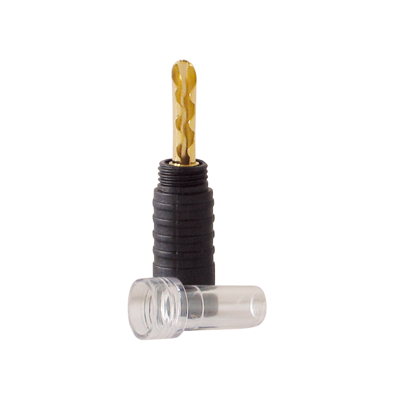 Dynavox High-End Bananenhohlstecker Mittelbefestigung    Black