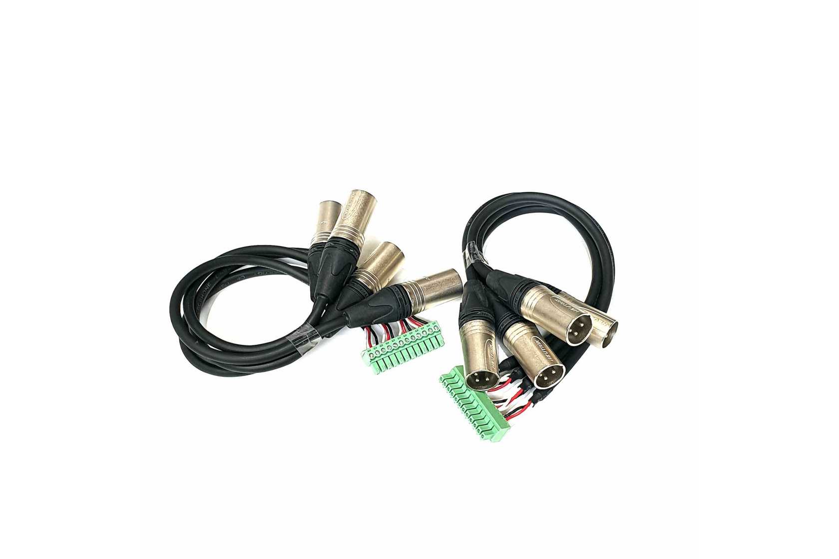 Phoenix to XLR male set