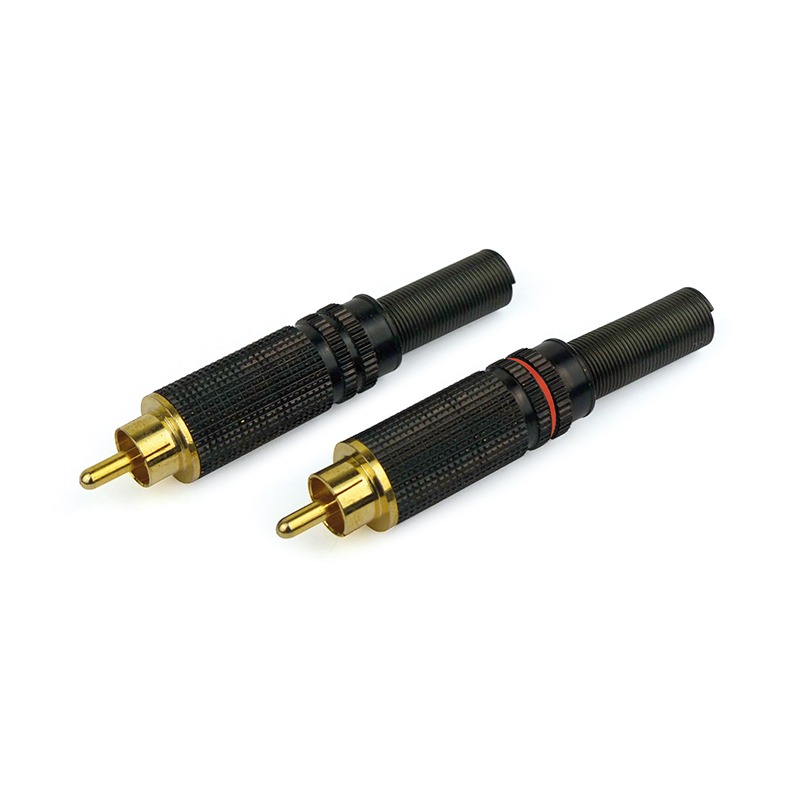 Dynavox Cinch-Steckerset 1 x rot, 1 x schwarz