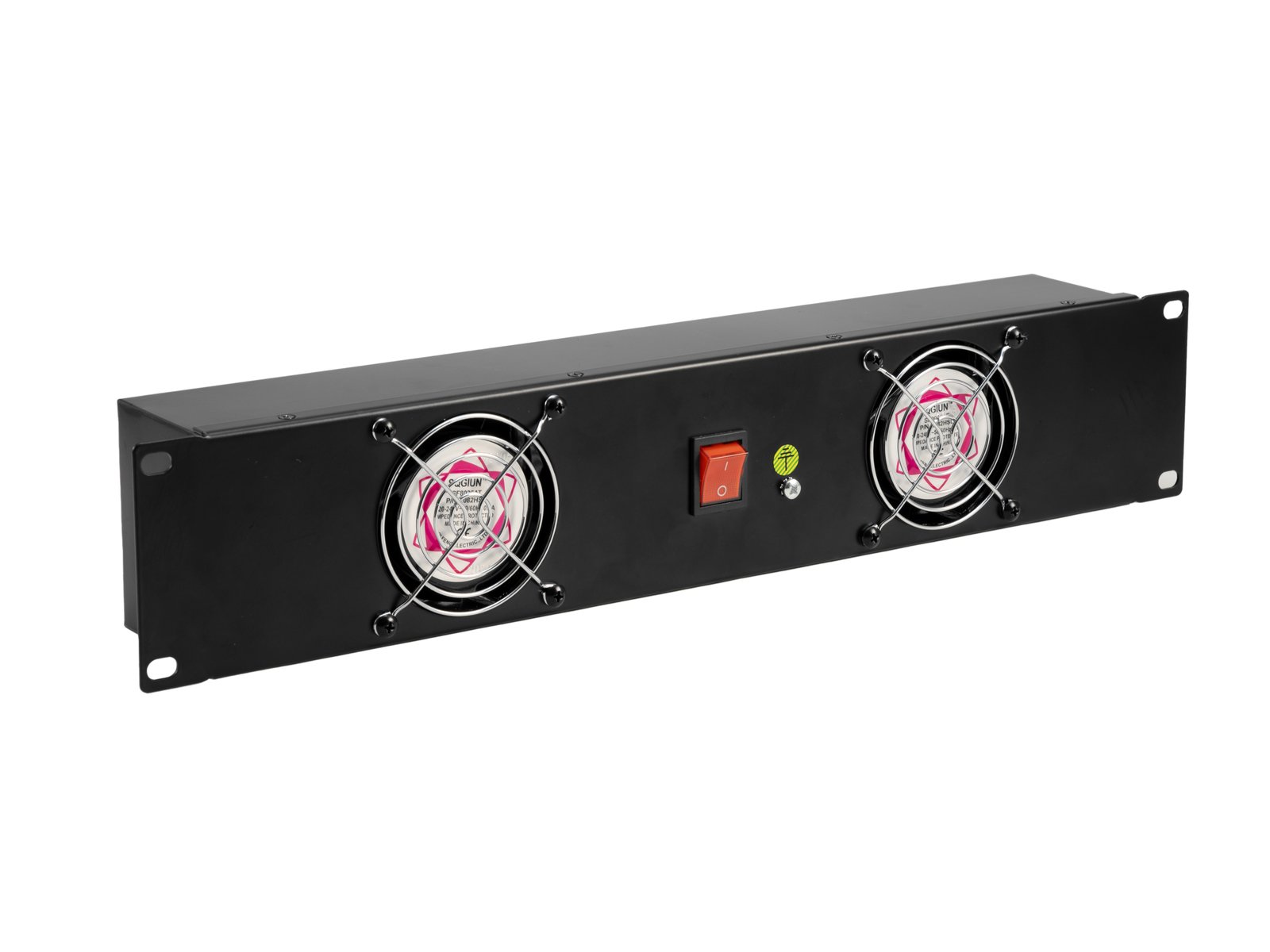 30100820a OMNITRONIC Frontplatte Z-19 mit 2 Lüftern 2HE