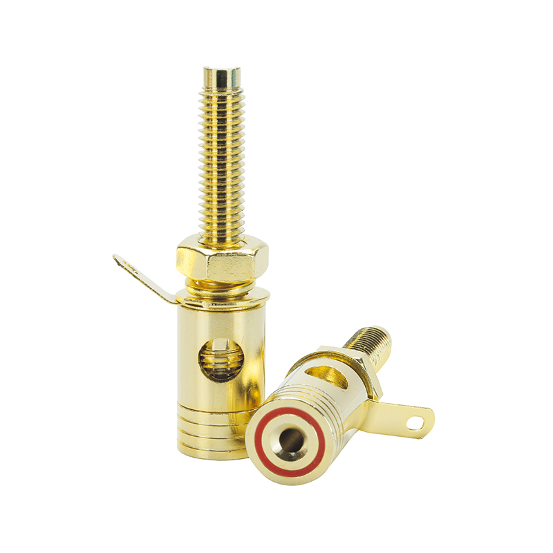 Dynavox Bananeneinbaubuchsen Pro VII 2er-Set vergoldet