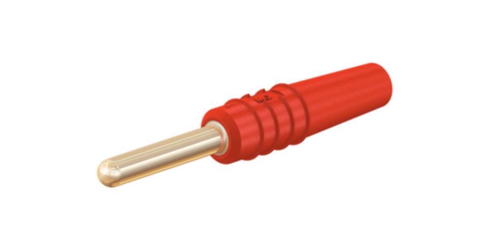 2mm Bananestecker Rot