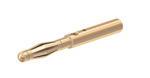 2mm Bananestecker gefedert