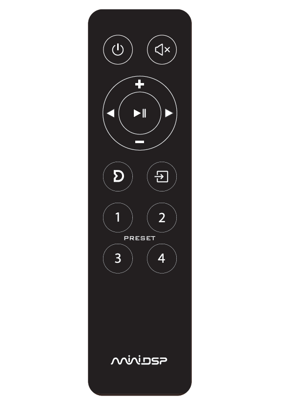 v2Remote miniDSP IR Fernbedienung v2