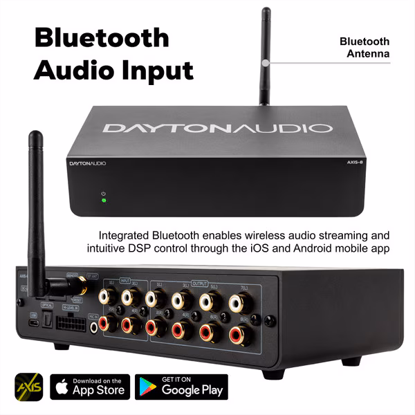 Dayton Audio AXIS-8 Digital Signal Processor with Sub Effects