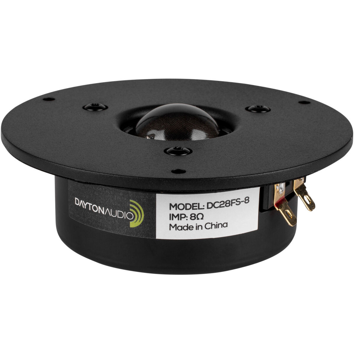 275-075_HR_0-default Dayton Audio DC28FS-8 1-1/8" Silk Dome Shielded Tweeter