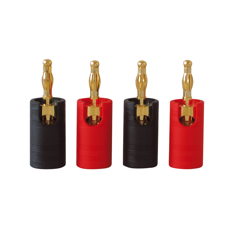 Dynavox High-End Banana Plug Set 2 x red / 2 x black