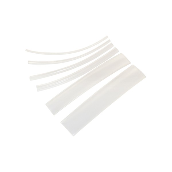 Schrumpfschlauch-Sortiment 100-teilig transparent in Sortimentstüte BLANKO