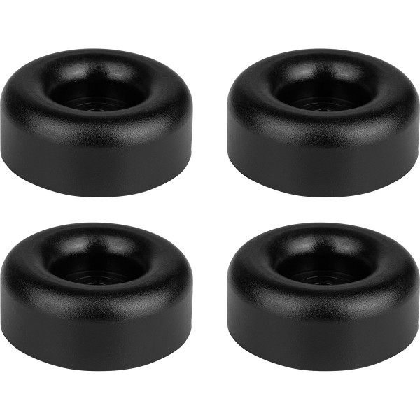 4-Pack Rubber Cabinet Feet 2.5" Dia. x 1" H