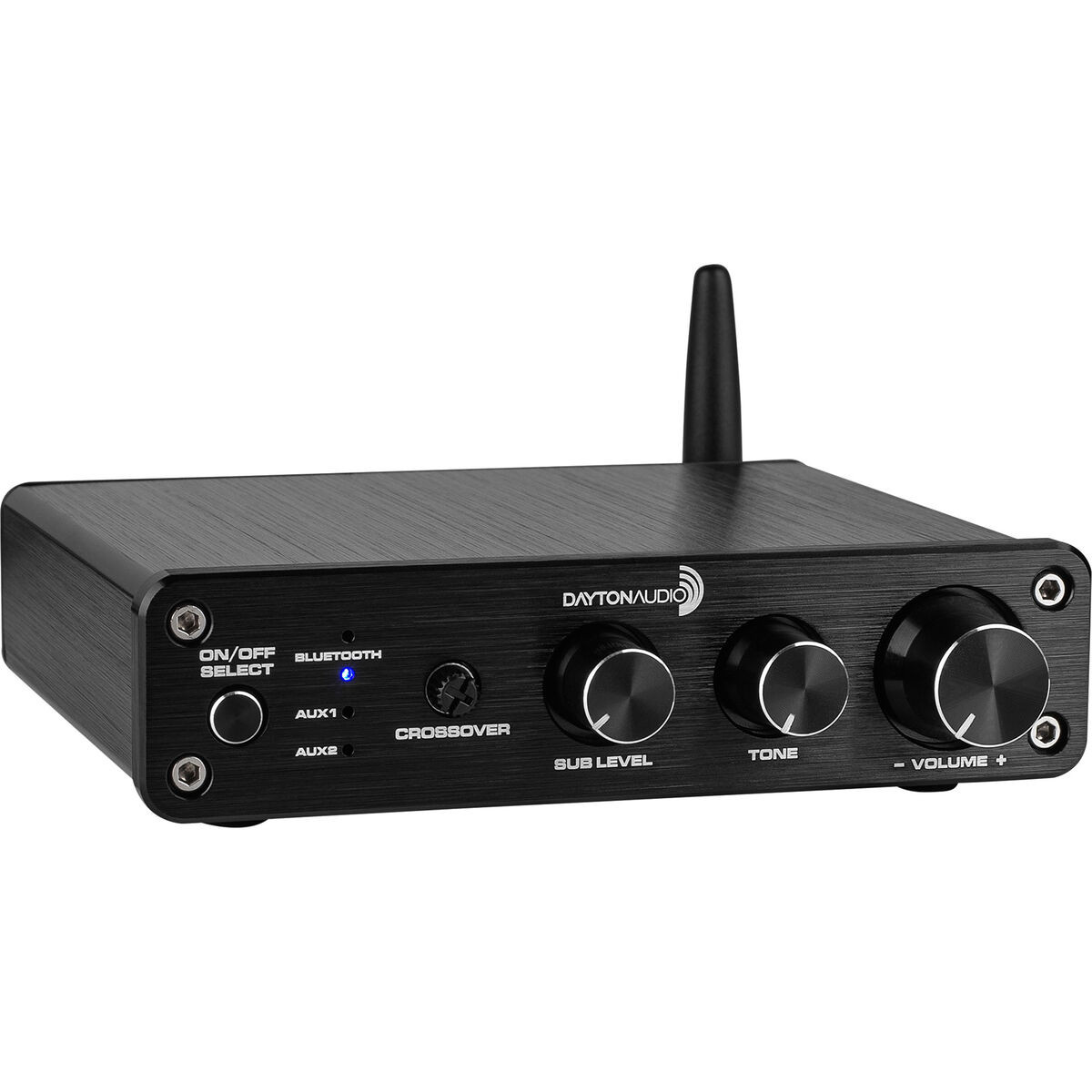 Dayton Audio DTA-2.1BT2 100W 2.1 Class D Bluetooth-Verstärker mit